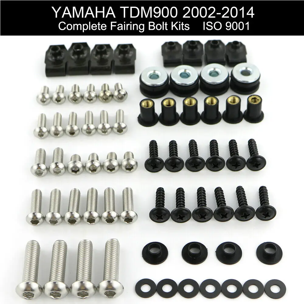 Для Yamaha TDM900 TDM 900 2002 2014 мотоцикл Полный Обтекатель Болты комплект обтекателей