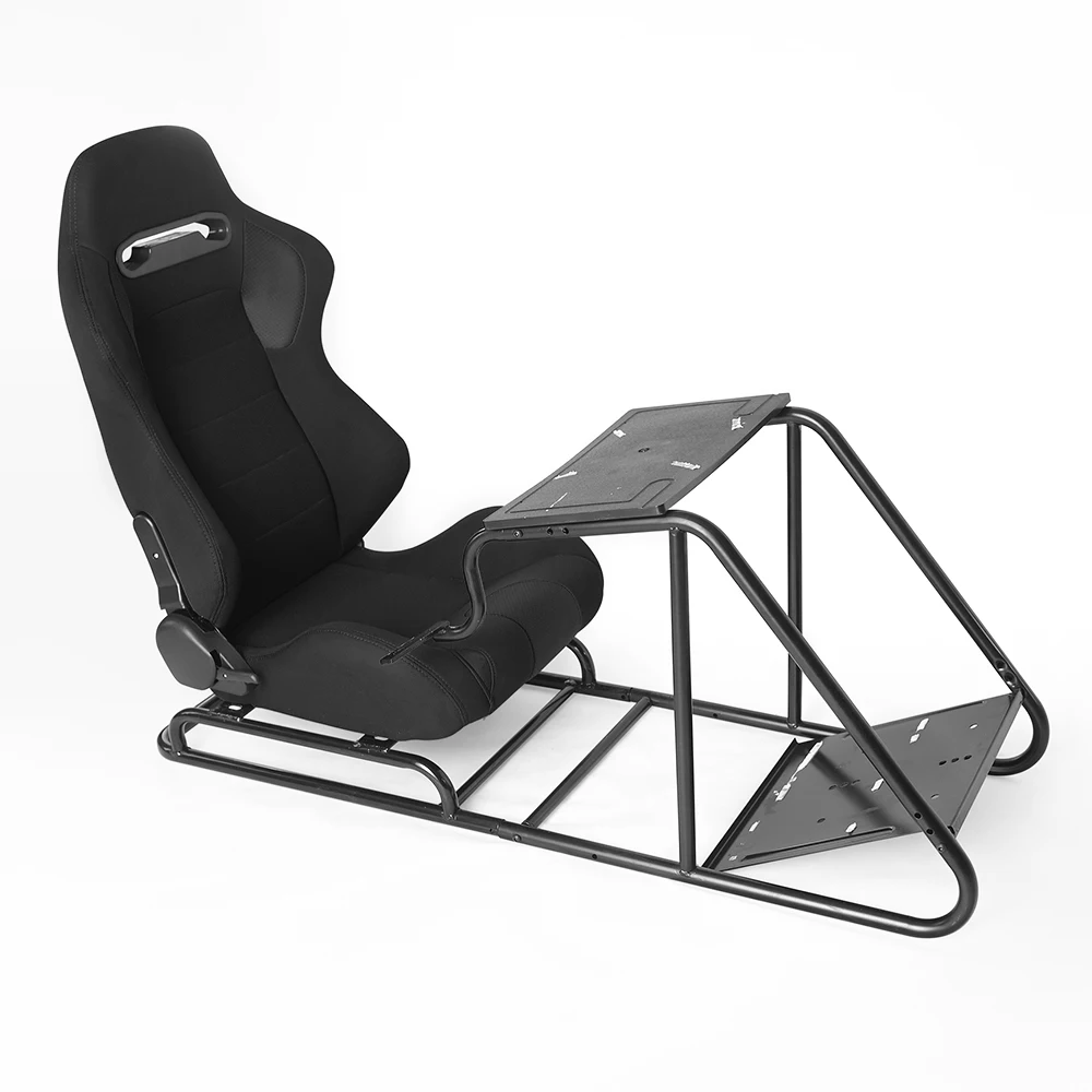  Game Gaming Racing Seat Steering Pedal Shift Mount Simulator Chair Driving Seat PVC Leather Telesco