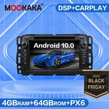 

PX6 Android 10.0 64GB Car DVD Player GPS Navigation Radio For GMC Yukon Tahoe 2007-2012 Auto Multimedia Player Stereo Head Unit
