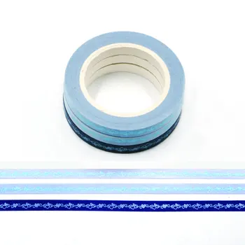 

1PC slim Foil Stars Design washi tape scrapbooking Photo Album Tools Kawaii Scrapbook Paper Stickers stationery masking tape