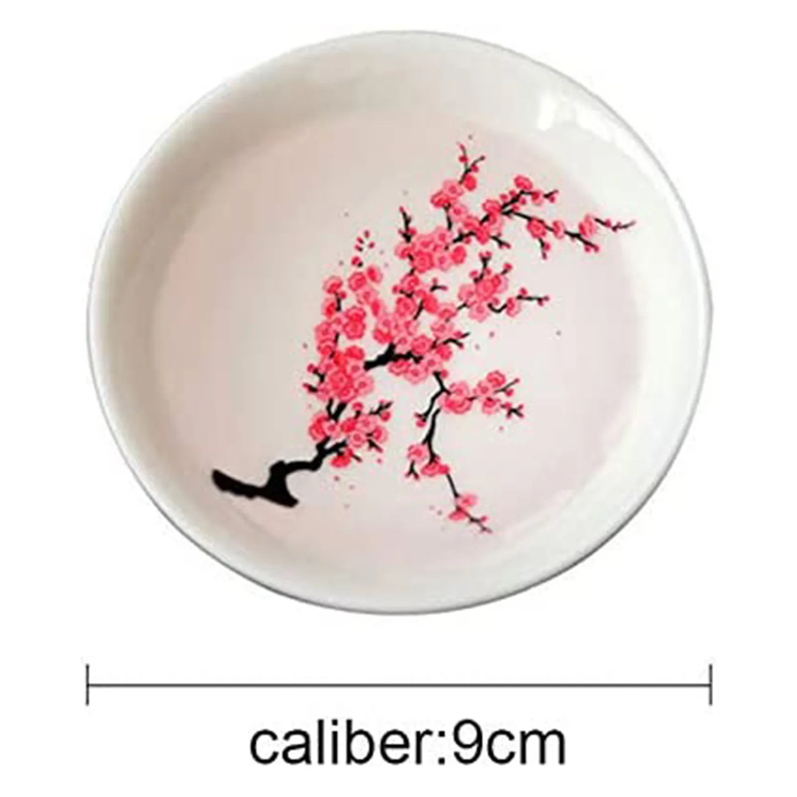 Plum Color Changing Ceramic Coffee Cup Bowl Holds 70ml,Peach Blossom WMTFCBE Cold&Hot Temperature Two-Way Color Changing Sakura Japanese Sake Cup Sakura Peach 