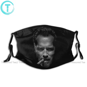 

Arnold Schwarzenegger Mouth Face Mask Arnold Schwarzenegger Facial Mask Fashion Cool with 2 Filters for Adult