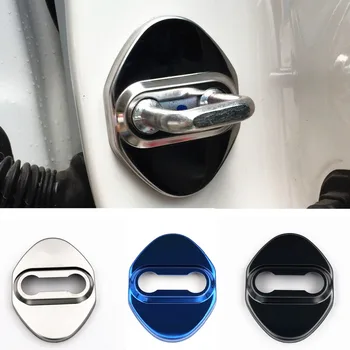 

Car Styling Door Lock Decoration Stainless Steel Cover Sticker For Corolla Camry Avensis Rav4 Yaris Toyota Auris