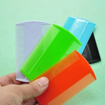 

1pcs Portable Random Narrow Tooth Comb Nit Lice Flea Flat Brush Cootie Delousing Rid Head Lice Dandruff Beauty Combs