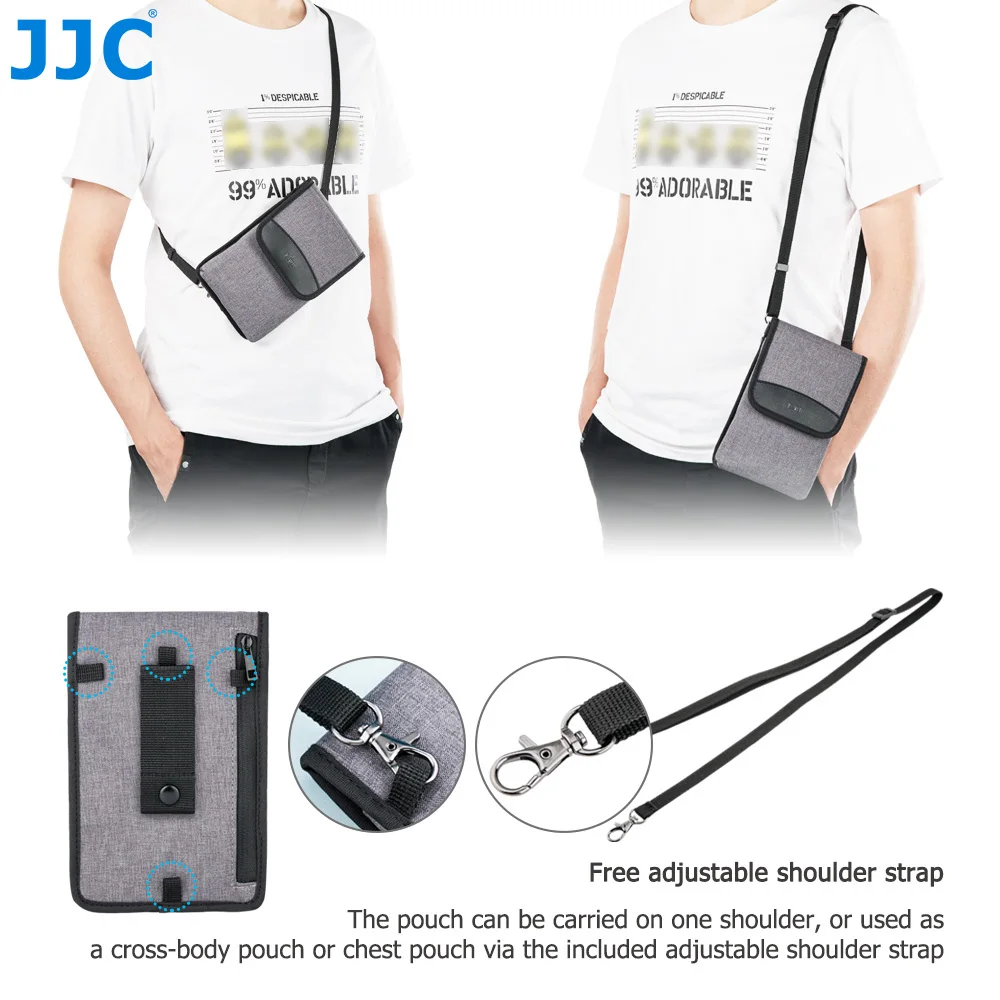 Bolsa de Viagem de Poliéster Bolsa para Celular Cartão de Crédito Cartão de id com Cinto de Ombro Kiwi Durável Passaporte ou - Image 2