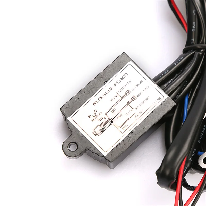 

1pc DRL LED Daytime Running Light Relay Harness Automatic On Off control Switch 12V