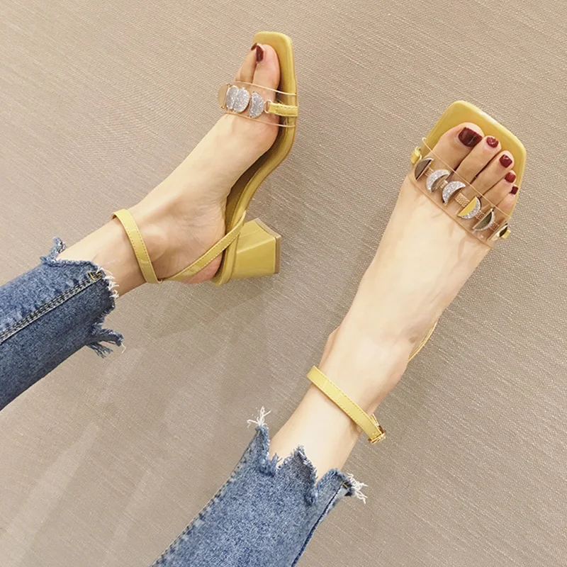 yellow slingback shoes