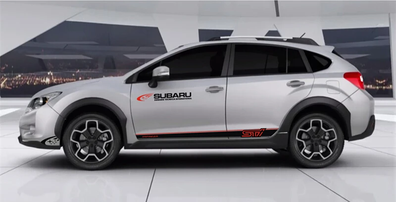 Спортивный автомобиль стикер для Subaru 16-18 XV Mark Levinson автомобильные обе стороны тела Range Rover sport Авто наклейки для автомобиля виниловая пленка