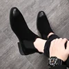 men luxury fashion shorts ankle boots youth cowboy genuine leather shoes point toe spring autumn chelsea boot mans botas hombre ► Photo 1/4
