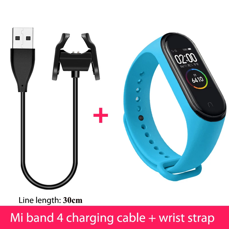 Для Xiaomi mi Band 4 usb зарядный кабель запасной переходник для зарядного устройства кабельный зажим mi Band 4 3 2 Аксессуары - Цвет: 3449