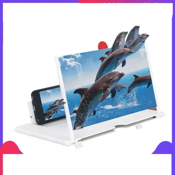 

3D HD Video 12 inch Mobile Phone Screen Magnifier Amplifier Mobile Phone Holder Screen Magnifier Enlarged Expander Stand Holder