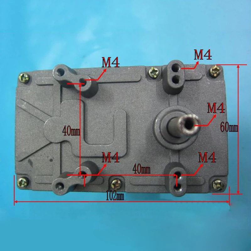 Металлический Шестерни моторы 3V 6V 12V 24V DC мотор высокий крутящий момент на низкой