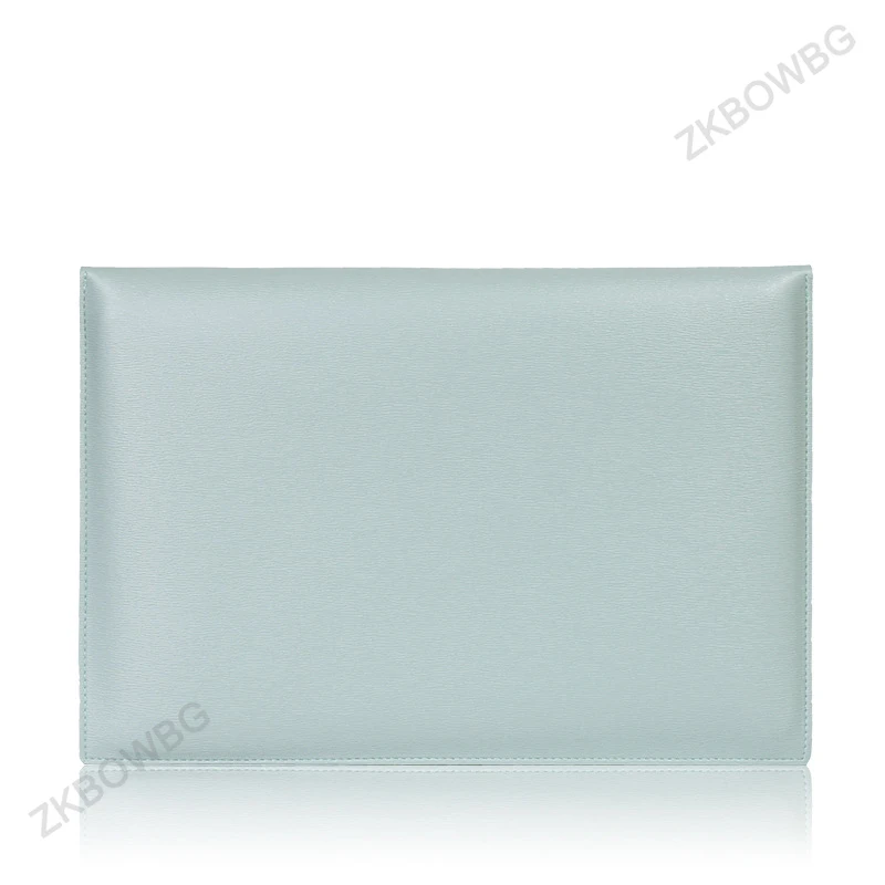 Luva do Portátil de Couro do Plutônio para Macbook Polegada Bolsa Portátil A2289 A2159 hp Dell Lenovo Superfície Sony Maleta Case Capa ar 4 15 16 - Imagem 3