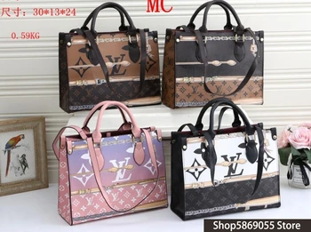 

Luxury Louis Vuitton LV- Leather Handbags Women Bags Designer Brand Women's Shoulder Bags Large Capacity Ladies Hand Bags L479