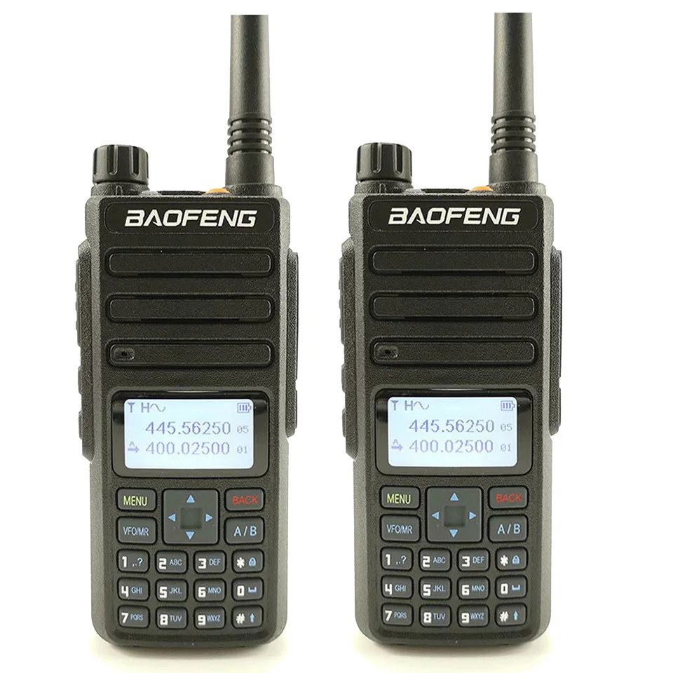 2 шт. Baofeng DM-1801 DMR радио Двухдиапазонная рация Tier I Tier II Dual Time slot Uhf Digital Poste радио Voiturericetras - Цвет: 2 piece