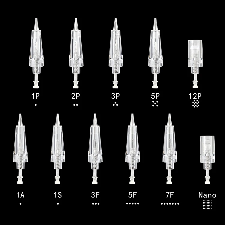 12 контактов Derma картридж для ручки иглы для JiDragon бровей татуировки Постоянный макияж машина МТС