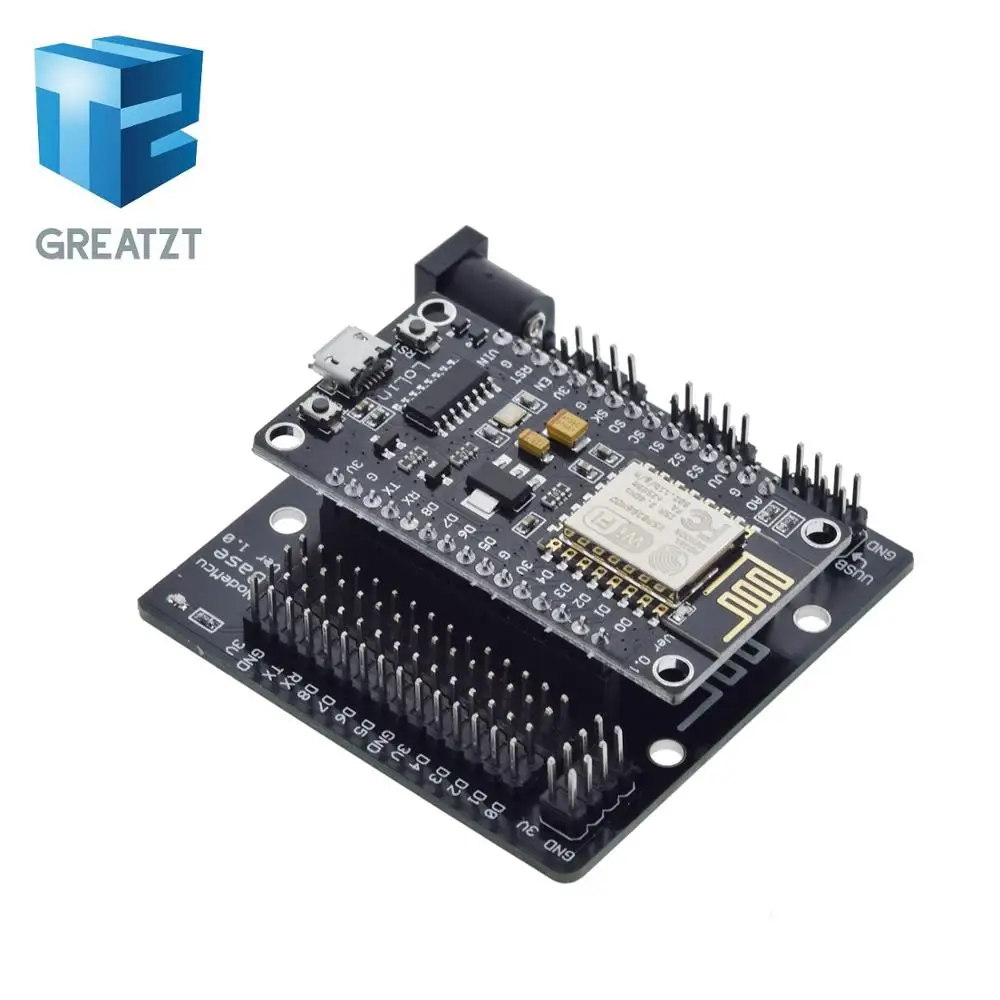 With WIFI module GREATZT NodeMcu подходит для Node MCU база ESP8266 тестирование DIY макет базовый тестер подходит для NodeMcu V3 - Цвет: With WIFI module