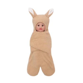 

Winter Newborn Sleepsack Swaddling Wraps Baby Infant Stroller Sleeping Bag Cashmere Blanket Bedding YBC003