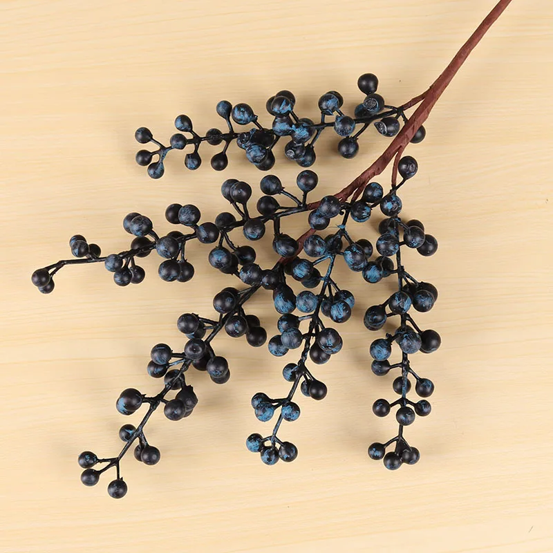 Artificial Berries Branch Plastic Fake Flowers