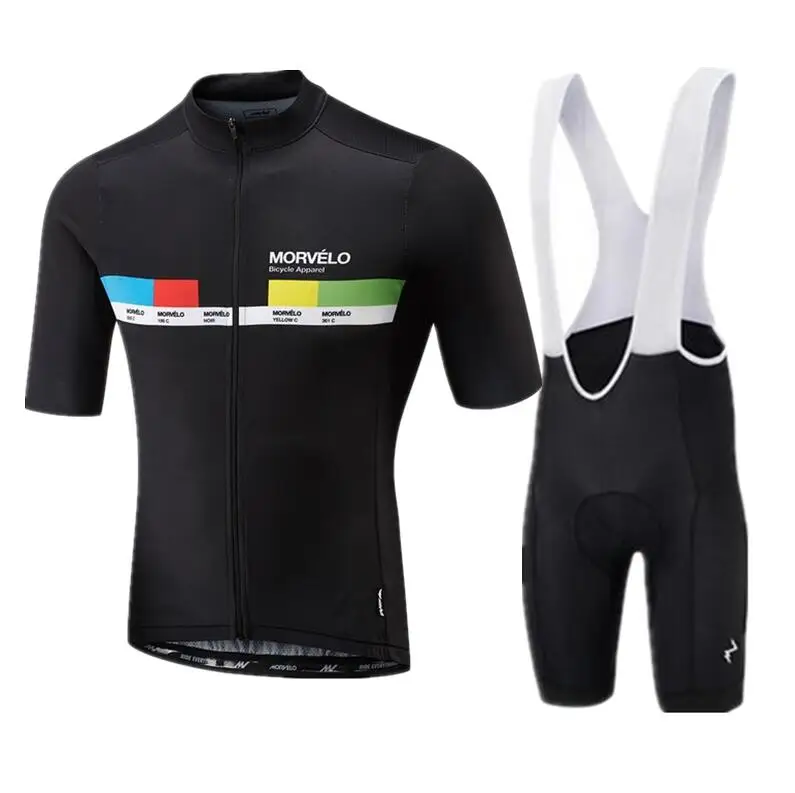 12 Pro Team Morvelo комплект для велоспорта комплект из Джерси для езды на велосипеде велосипедный костюм, трико Ropa Ciclismo комплект MTB Спортивная гелевая накладка - Цвет: 12