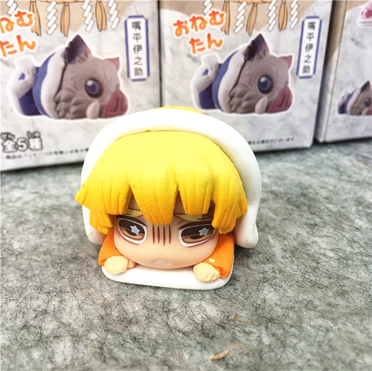5 см Kamado Tanjirou Demon Slayer Kimetsu no Yaiba Tomioka Nezuko Agatsuma Zenitsu Hashibira Inosuke Kaigaku фигурка игрушки
