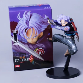 

2020 Dragon Ball Z Trunks The Future First Come Bounce Up DBZ Trunks Super Saiyan Goku Action Figure Collection