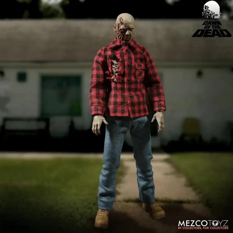 Mezco Toyz 76800 1/12 Dawn of The Live Dead Zombie костюм фигурка для фанатов коллекция и подарок на праздник