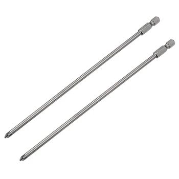 

uxcell 2pcs 1/4-Inch Hex Shank 200 mm Length Phillips 4.5PH1 Magnetic Screw Driver S2 Screwdriver Bits
