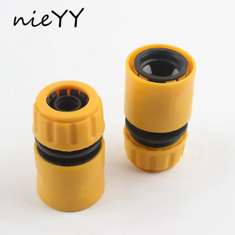 

2pcs 1/2'' Water Tap Faucet Adapter 16mm Hose Quick Connector Garden Irrigation Watering Car Wash Water Gun Pipe Accessories