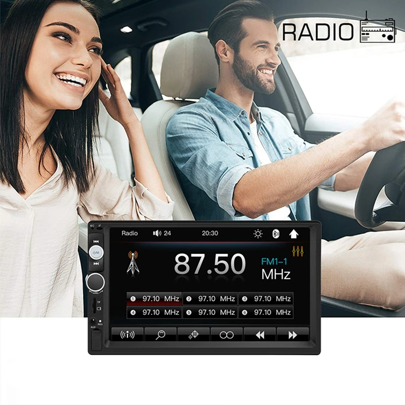 

2 Din Universal Car Radio GPS Multimedia Player Bluetooth MP4 Player 7 Inch Screen Car DVD Player Bluetooth FM TF