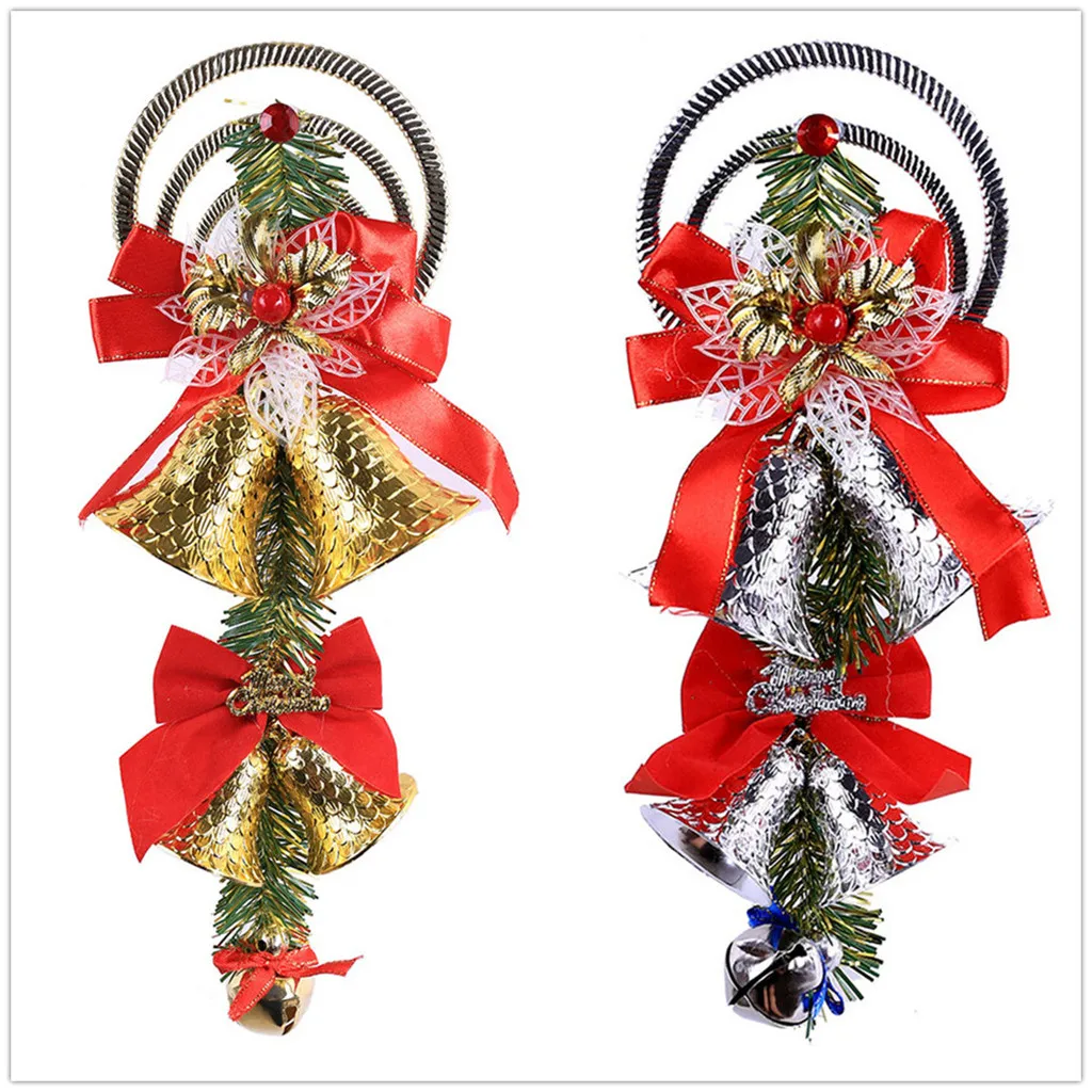 45# Christmas Bell Decortive Pendant Christmas Tree Hanging Ornament Home Decor Hanging Pendant Christmas Tree Decor