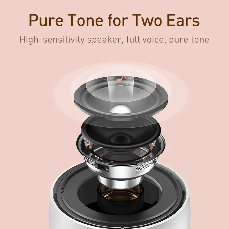 Baseus Portable Bluetooth Speaker Waterproof Stereo Sound Better Bass Colorful Animal Model Mini Speaker For Home & Car Baseus Portable Bluetooth Speaker Waterproof Stereo Sound Better Bass Colorful Animal Model Mini Speaker For Home & Car