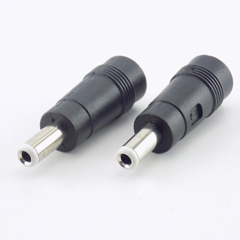 2pcs 5.5x2.1mm Female to 5.5x2.5mm Male DC Power Connector Adapter 5.5*2.1 female to male 5.5*2.5 Converter for Laptop