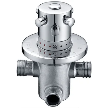 

ABSF Brass G1/2 Inch Wall Mounted Thermostatic Mixer Valve Hot Cold Water for Bidet Spray Hand Shower