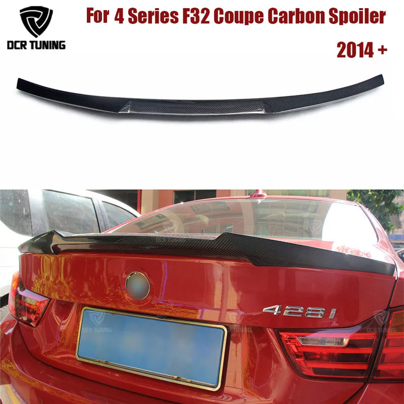 Для BMW F32 УГЛЕРОДНЫЙ спойлер 4 серии 420i 428i 430i 2 дверный купе задний из углеродного