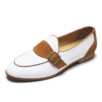 

Yomior New Fashion Cow Suede Men Shoes Summer Breathable Italian Flats Loafers Soft Leather Work Driving Shoes Wedding Party