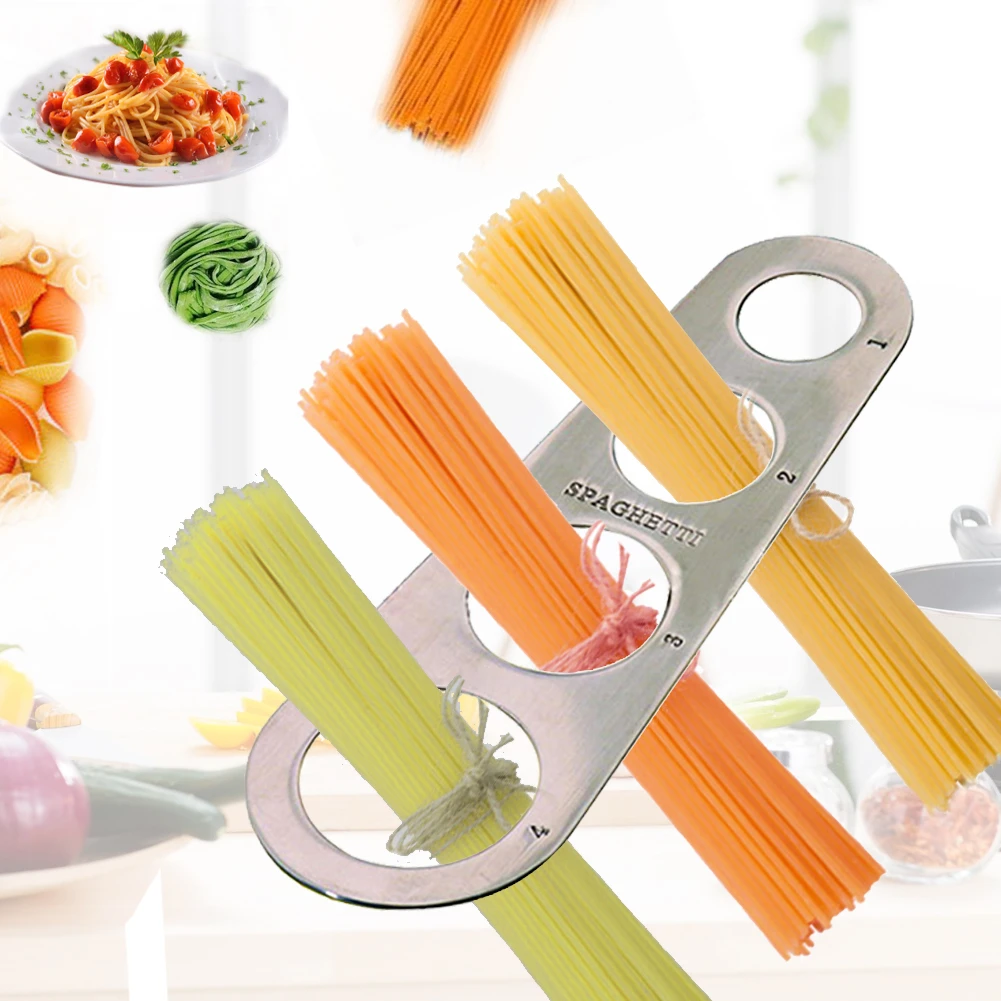 Stainless Steel Pasta Spaghetti Measurer Measure Tool Kitchen Gadget 3cU^m^