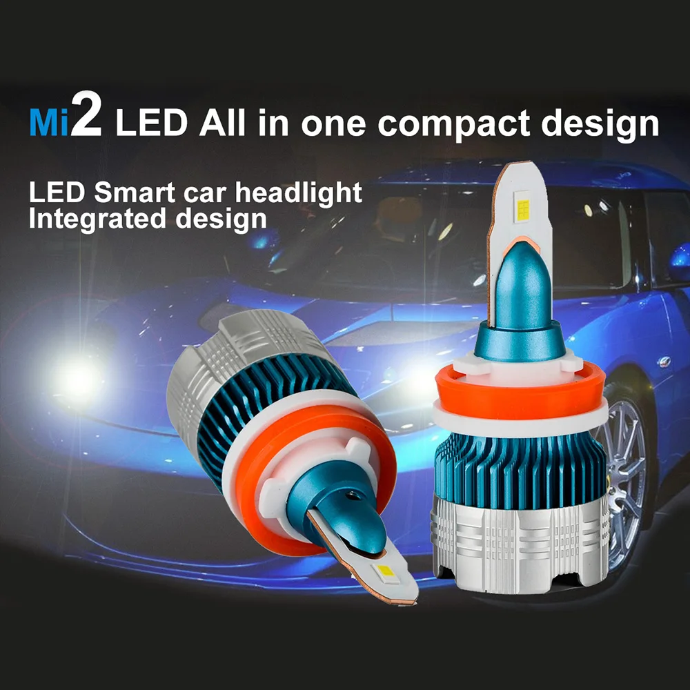 

1 pair Mini Size LED Car Headlight 50W H4 LED 6500K H4 H13 9004/9007 PSX24 PSX26 LED Bulb Auto Fog Light 12V 24V