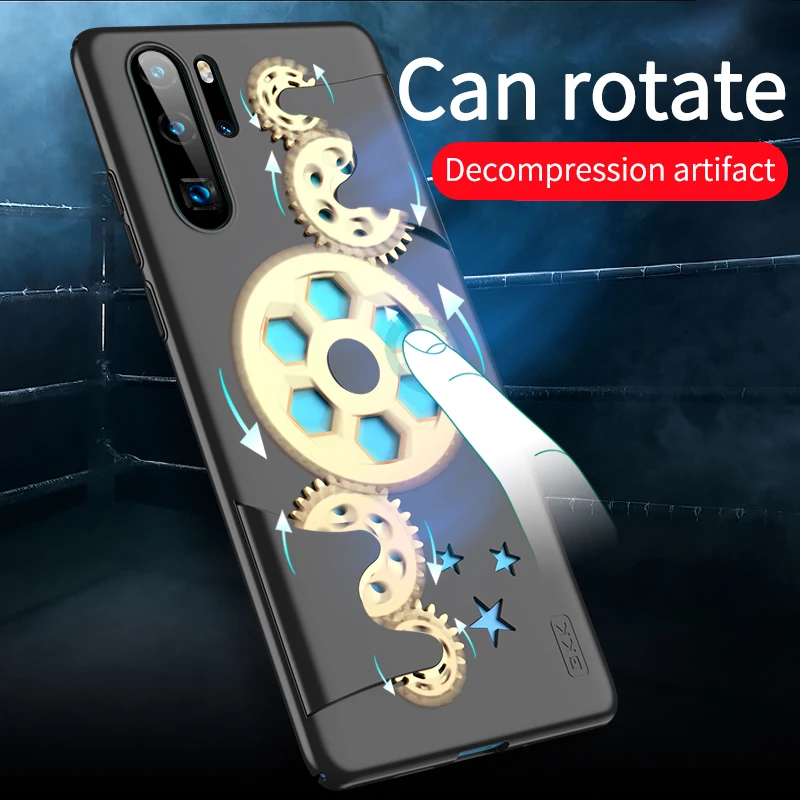 Роскошный чехол GKK для huawei P30 Pro, чехол для механика с вращающейся декомпрессионной передачей, антиосенний жесткий чехол из поликарбоната, Ультратонкий чехол для huawei P30