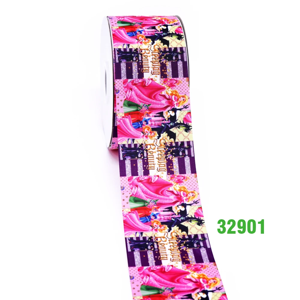 32901 Новое поступление ленты аксессуары для волос лента 10 ярдов печатных grosgrain ленты 32901 - Цвет: 32901