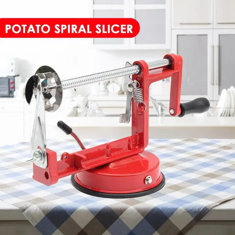 

1 Pc Potato Slicer Stainless Steel Potato Twister Kitchen Accessories Tornado Slicer Manual Cutter Spiral Chips cocina de cocina