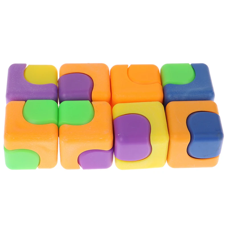 1PC Plastic Color Magic Fidget Spinner Finger Relieve Stress Toys