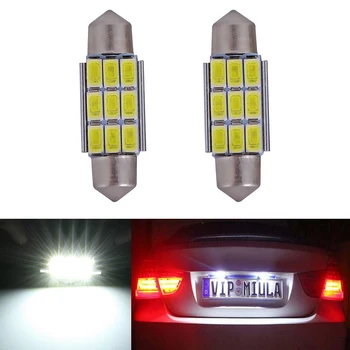 

2x CANbus LED 36mm C5W Lamp Bulb Registration Number Plate License Light For BMW E36 E39 E46 E90 E91 E92 E53 E60 E65 E71