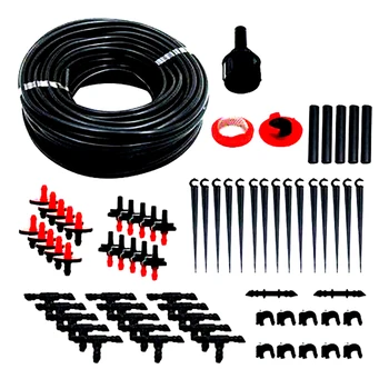 

284Pcs 23/92m Automatic Garden Micro Drip Irrigation System Atomization Micro Sprinkler Cooling Kit Gardening Watering Tools