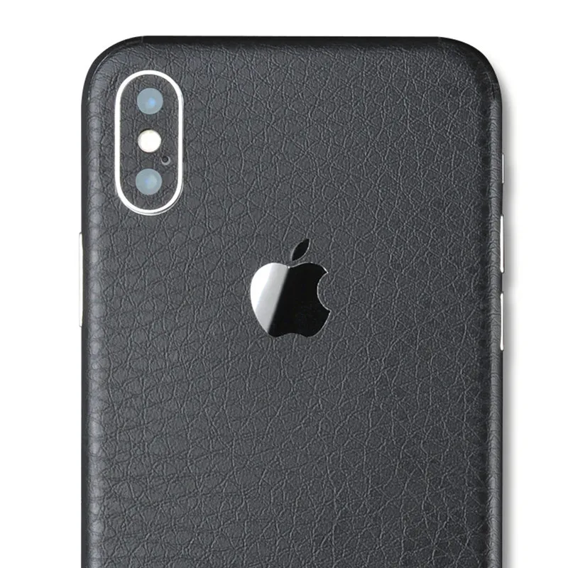 0.15mm Leather Striae Sticker Protector Case Cover Skin for iphone 7 8 7& 8 Plus Back Sticker For iPhone X XS XR Phone Sticker