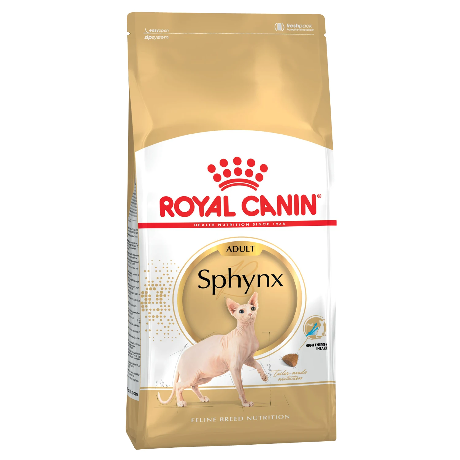 Корм для кошек ROYAL CANIN Sphynx 33 для породы Сфинкс старше 12 месяцев сух. 2кг