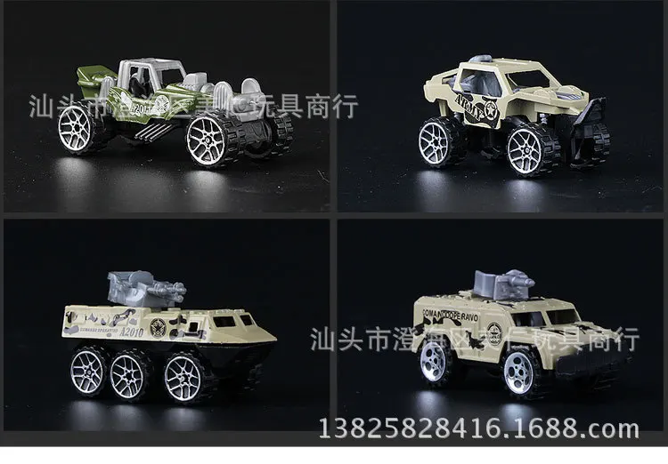 1: 64 раздвижные сплава Военная Униформа колесница Цвет металлический автомобиль мини модель детский игрушечный автомобиль Лидер продаж