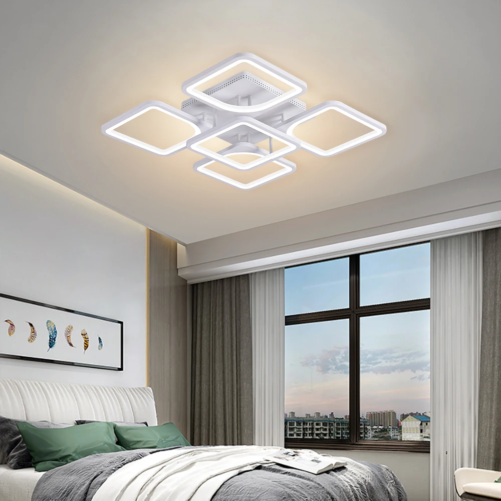 IRALAN LEDs люстра для дома современный блеск гостиной спальни kitchern домашняя белая