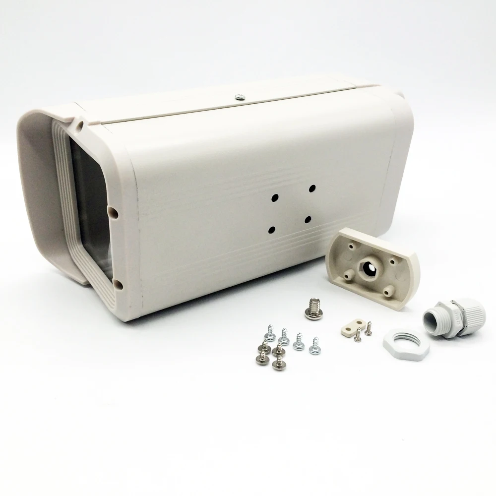 Owlcat серый белый алюминий ABS CCTV камеры видеонаблюдения корпус щит для внутренней и наружной камеры защитный корпус 204*109*93 мм