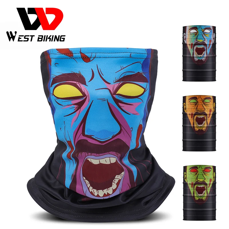 WEST BIKING/оригинальный дизайн спортивный шарф с 3D принтом волшебные вечерние